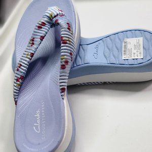 Women's Arla Glison Printed Fabric Flip-Flop Sandals - Clarks